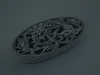 Furniture Door Handle Knob 3d model4 3D model