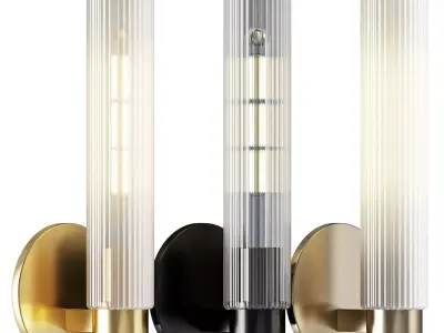 Weston Fluted Sconce 3D model