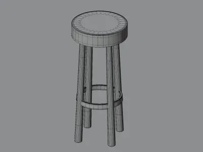 Chair Bar Stool 3D model
