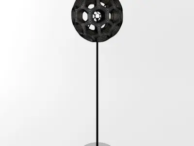 Floor Lamp Modern Futuristic and Organic Shaped  3D model