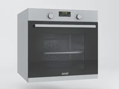 Low poly Kitchen oven  Low-poly 3D model