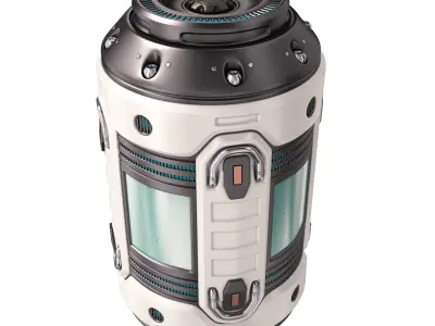 Sci Fi Barrel 3D model