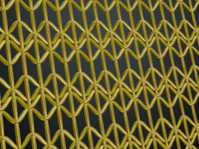 Golden Metal Grill Transparent PBR Seamless Texture buy