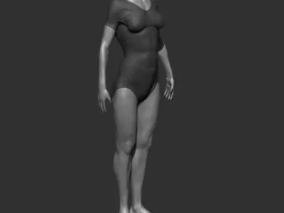 Ballerina model 3D model