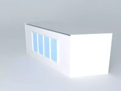 Wall with window Free 3D model