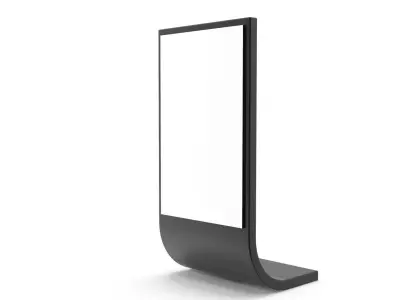 Advertising stand display Billboard 14 Low-poly 3D model