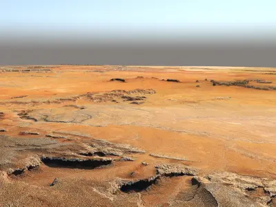 Arizona Desert Landscape 3D model