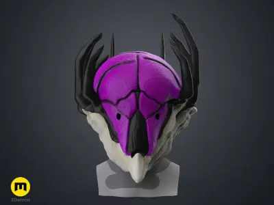 Nidus Prion Helmet - Warframe  3D print model