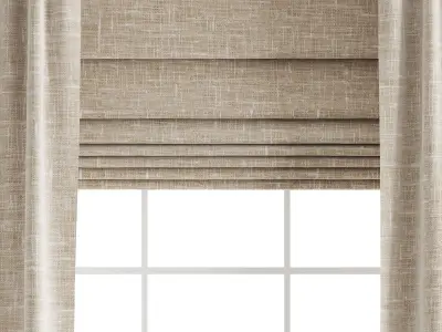 Curtain 374 3D model
