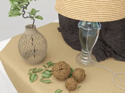 Lighting Decoration Set 3D model