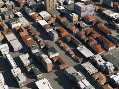City 114 Low-poly 3D model