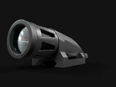 Inforce WML Rifle Weapon Mounted Light Low-poly 3D model