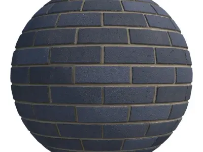 Staffordshire Slate Blue Smooth Brick Texture Texture