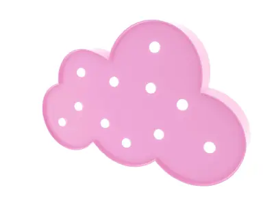 Cloud-shaped Nightlight 3D model