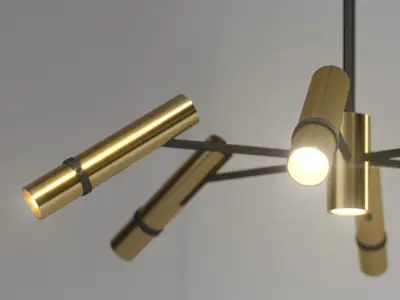 Lampatron React 7 lamps 3D model