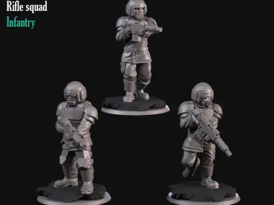 Sci fi Rifle 3D print model