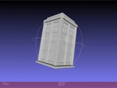 Doctor Who TARDIS Printable Model 3D print model