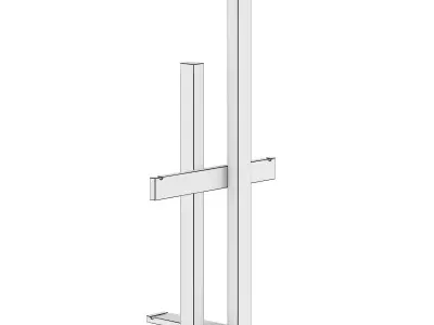Elements Coat Stand hanger 3D model