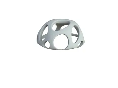 SciFi Cube Object No 47918 Low Poly Shape Low-poly 3D model