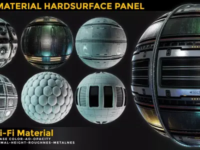 14 SCIFI MATERIAL HARDSURFACE VOL 01 Texture