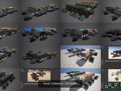 Rover Collection 3D Model Pack
