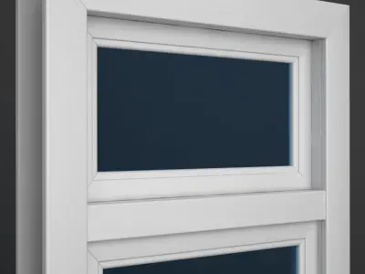 Transom over operating window 3D model