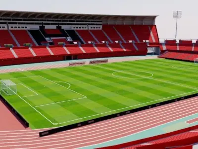 Estadio de Son Moix - Mallorca 3D model