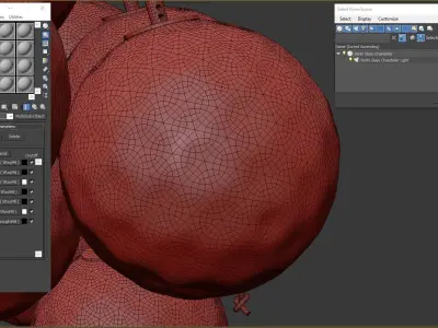 Berlin Glass Chandelier 3D model