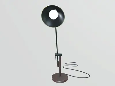 Study Lamp Low-poly 3D model