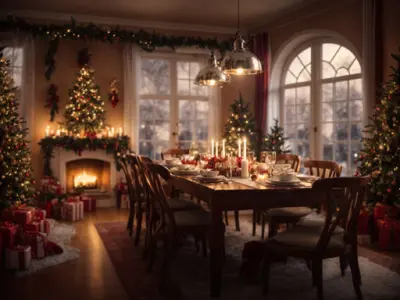 Christmas Interior Scenes Texture
