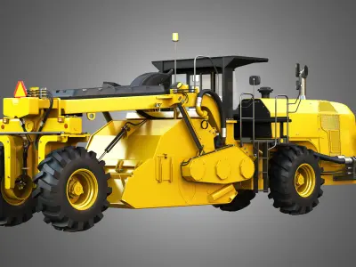 RM500B - Road Reclaimer Vehicle 3D model