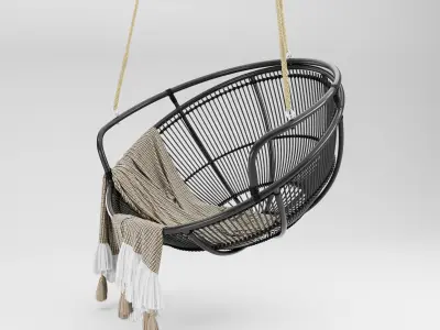 Solar Hanging Chair 3D model