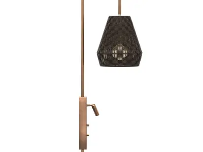 Bedside lamp 3D model 2
