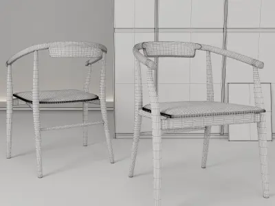 Chair Jens SJ61 3D model