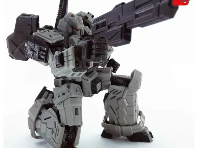 ARMORED CORE LAST RAVEN MECHA 3DPRINT ARTICULATED ACTION FIGURE 3D print model