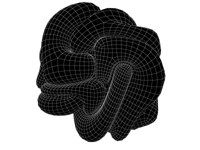 Abstract Shape v33 006 Low-poly 3D model