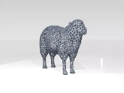 Sheep Voronoi 3D model