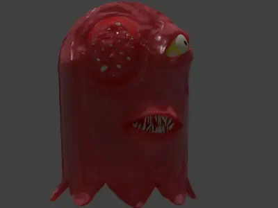 The Flesh octopus head 3D model