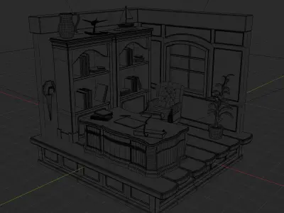 cabinet room 3D model