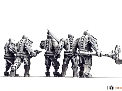 Cyberzerkers - Melee Bulkers 3D print model