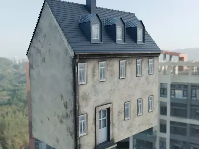 House German style asset 3D model