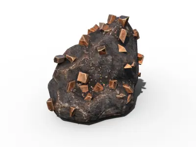 Minerals Pack  Low-poly 3D model
