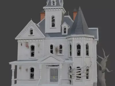 Haunted House 3d Model 3D model