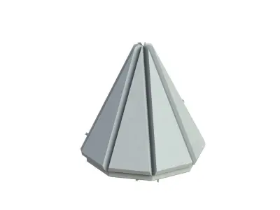 Sci Fi Object No 2321 Low Poly Low-poly 3D model