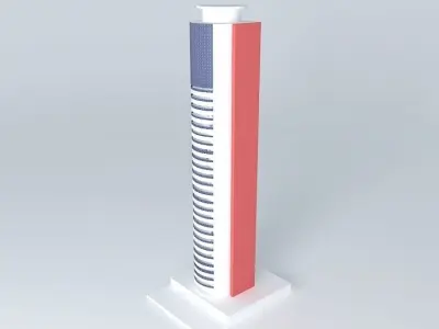 Torre Caney Santo Domingo Free 3D model