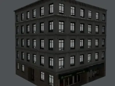 building collection vol1 Low-poly 3D model