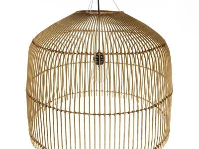 bamboo lamp 34 3D model