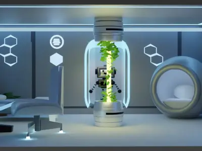 SCI-FI GAME ROOM 3D model