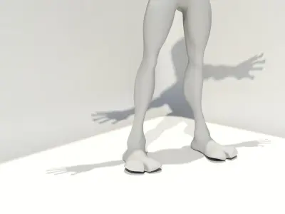 Alien Character Low-poly 3D model