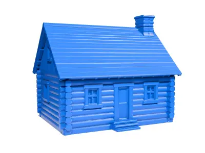 Traditional Canadian House 3D print model